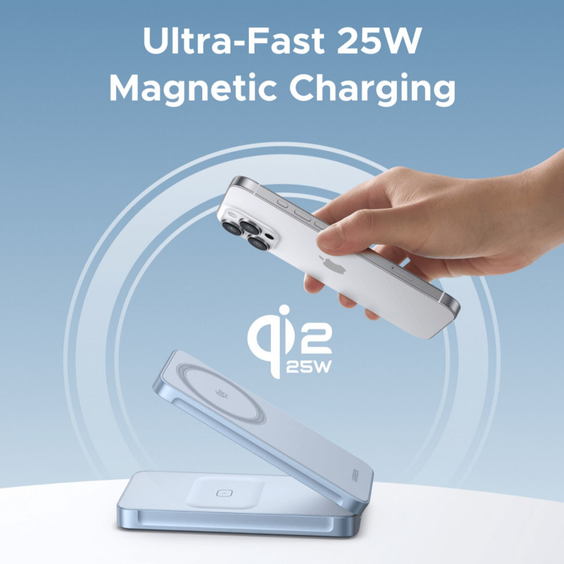 Ugreen W756 55963 MagFlow 2-in-1 inductielader