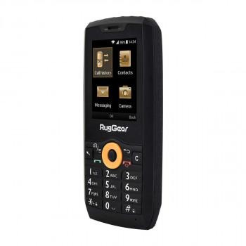 RugGear RG150 robuuste toetsenbordtelefoon, Dual SIM, zwart