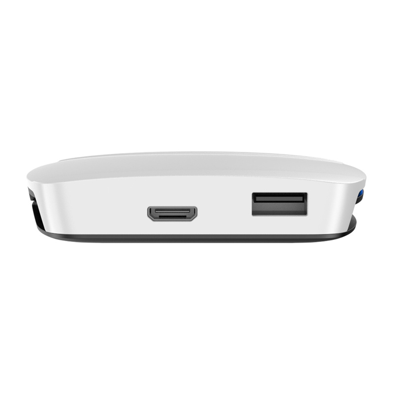 Carlinkit CPC200-Tbox UHD draadloze adapter voor CarPlay/Android Auto, met USB-A-poort