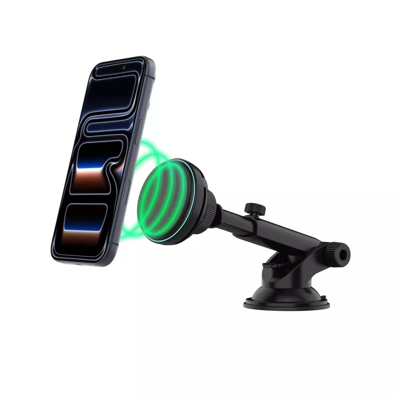 Fixed MagCool2 XL houder met draadloos opladen en actieve koeling, MagSafe-ondersteuning, 25 W, Qi2.2, zwart