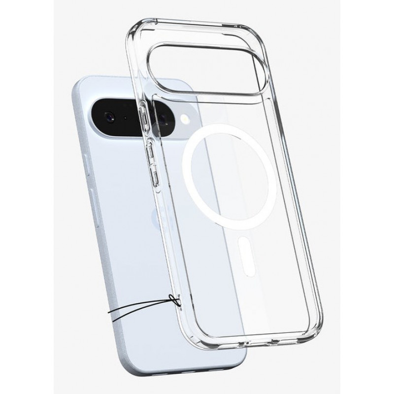 Spigen Ultra Hybrid MagSafe hoesje voor Google Pixel 10 Pro / Pixel 10, transparant wit