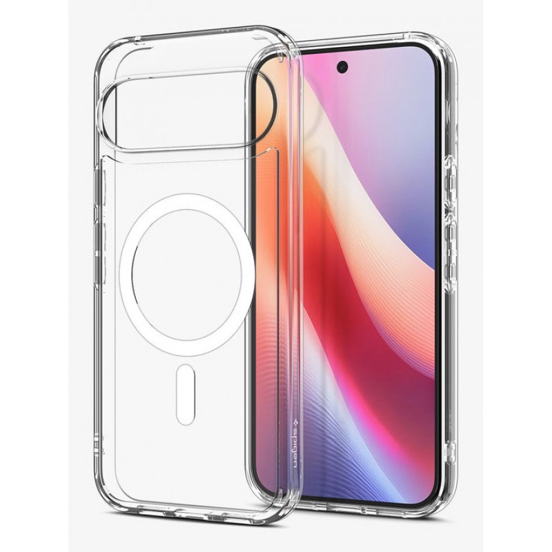 Spigen Ultra Hybrid MagSafe hoesje voor Google Pixel 10 Pro / Pixel 10, transparant wit