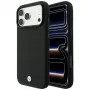 BMW Kevlar Metal Logo MagSafe-hoesje voor iPhone 18 Pro Max / 17 Pro Max, zwart