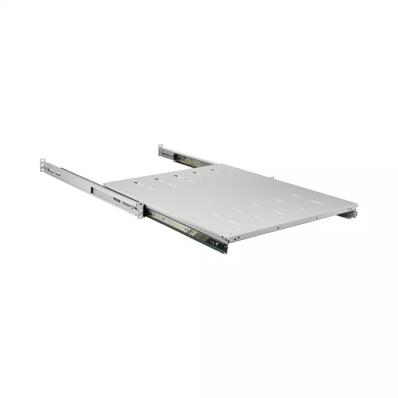 EFB Elektronik 691651NAGR.68 uittrekbare legplank 19″ 1U, inbouwdiepte 378–612 mm, 30 kg, RAL 7035