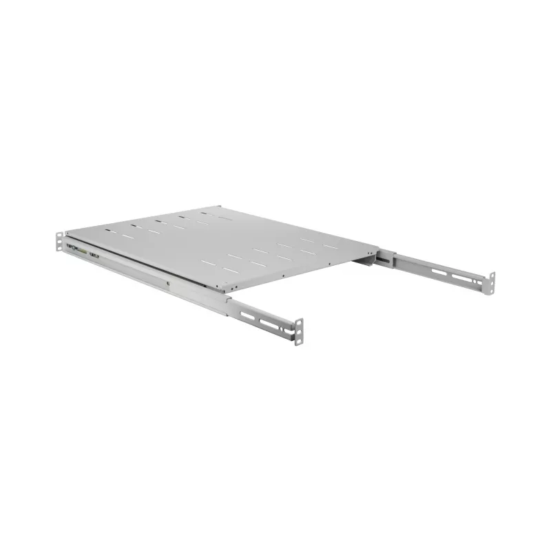 EFB Elektronik 691651NAGR.68 uittrekbare legplank 19″ 1U, inbouwdiepte 378–612 mm, 30 kg, RAL 7035