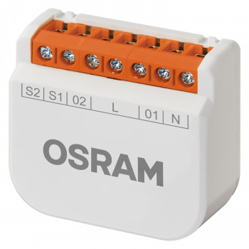 Osram SMART+ WiFi schakelmodule, 2 kanalen, wit