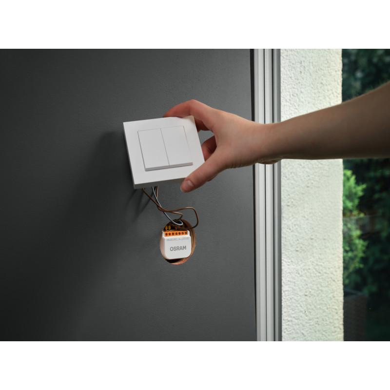 Osram SMART+ WiFi schakelmodule, 2 kanalen, wit