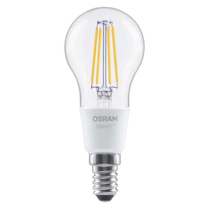 Osram SMART+ Matter Filament Classic P40 827 slimme lamp, dimbaar, E14, 4 W, warmwit, wifi