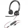 Poly Blackwire 3315 on-ear headset, USB-A, zwart, 213936-101