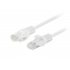 Lanberg PCU5-20CC-0050-W CAT.5E UTP patchkabel, 0,5 m, wit (10 st.)