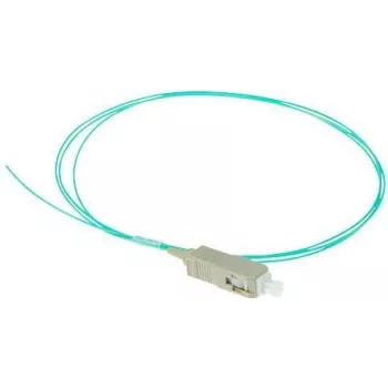 ACT RL8695 glasvezelkabel SC-pigtail, 1 m, OM3, LSZH, aqua
