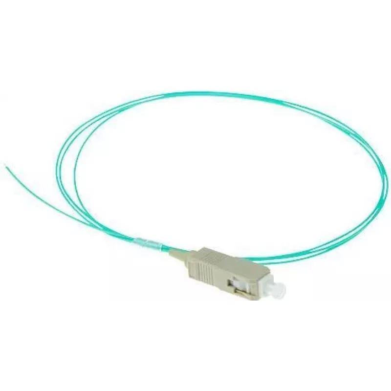 ACT RL8695 glasvezelkabel SC-pigtail, 1 m, OM3, LSZH, aqua