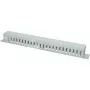 Wirewin KRP 1U 19 inch 1U kabelgeleidepaneel met afdekking, grijs RAL7035