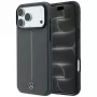 Mercedes Leather Semi Wrap with Iconic Line MagSafe hoesje voor iPhone 18 Pro Max / 17 Pro Max, antraciet
