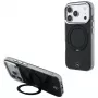 Mercedes Ring Stand Iconic Logo hoesje met MagSafe voor iPhone 18 Pro / 17 Pro, zwart