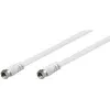 Wentronic 27035 coaxkabel, F-type, 5 m, wit