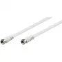 Wentronic 27035 coaxkabel, F-type, 5 m, wit