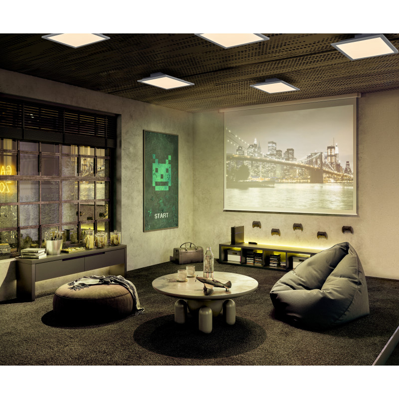 Osram SMART+ WiFi Planon Magic Panel 450x450 mm slim lichtpaneel, RGB+TW, dimbaar, 24 W, wit