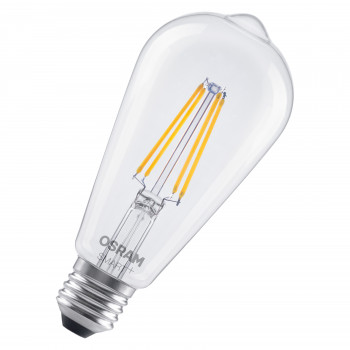 Osram SMART+ MATTER Dimmable Classic Edison 60 827 E27 slimme lamp, 6 W, warmwit, wifi