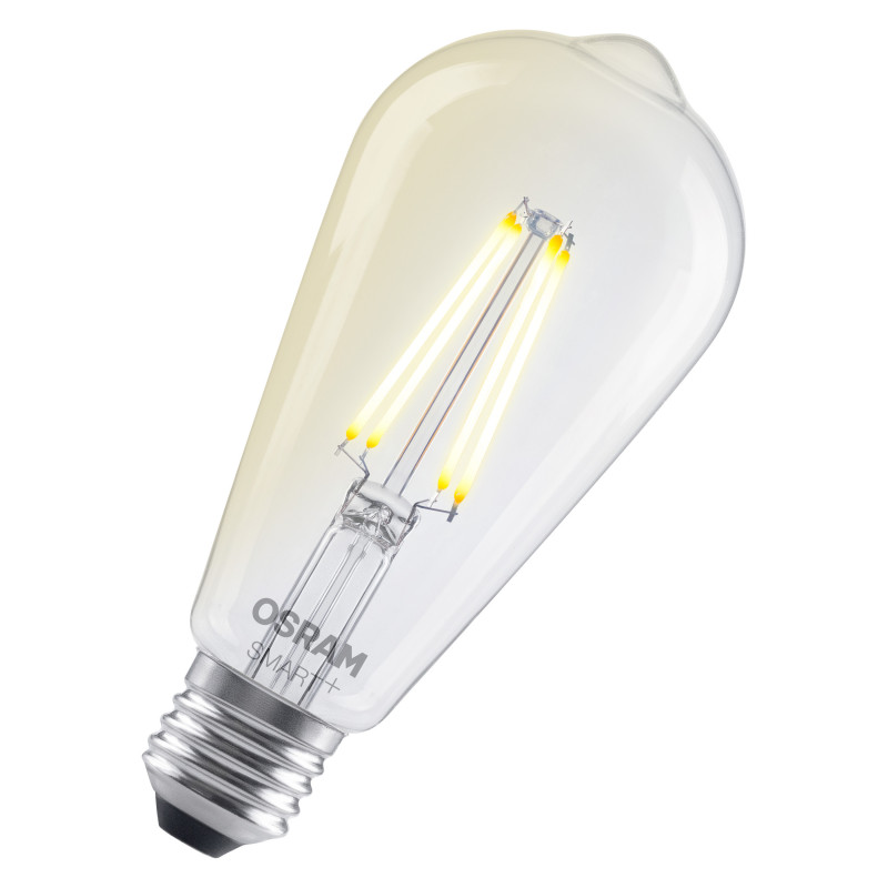 Osram SMART+ MATTER Dimmable Classic Edison 60 827 E27 slimme lamp, 6 W, warmwit, wifi