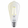 Osram SMART+ MATTER Dimmable Classic Edison 60 827 E27 slimme lamp, 6 W, warmwit, wifi