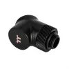 Thermaltake Pacific SF CL-W397-CU00MK-A 45-gradenadapter, mat zwart