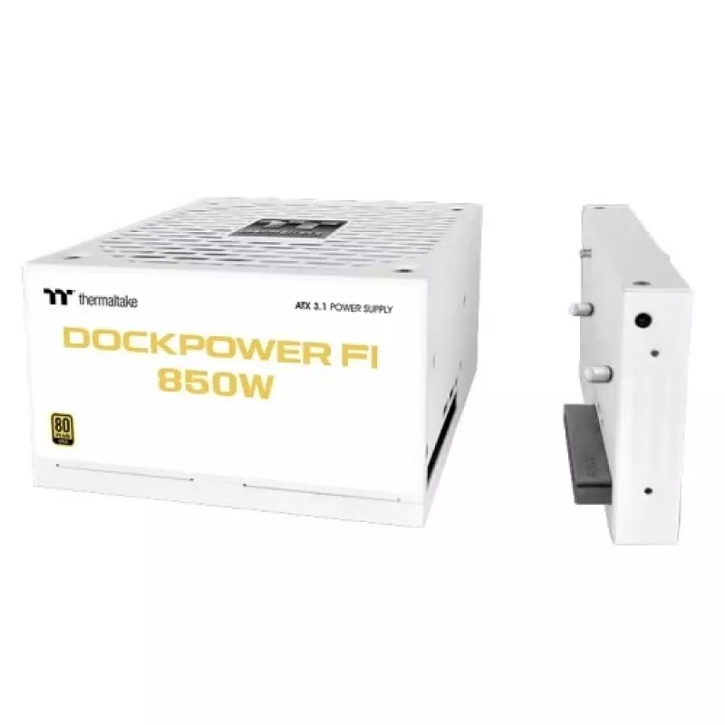 Thermaltake Dockpower FI 850 W pc-voeding, ATX 3.1, 80 PLUS Gold, sneeuwwit