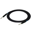 SSQ JMPJMP2 Pro audiokabel, 6,3 mm mono-jack naar 6,3 mm mono-jack met Neutrik-connectoren, 2 m
