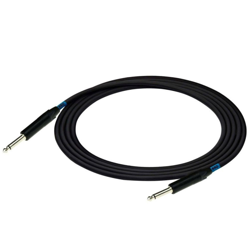 SSQ JMPJMP2 Pro audiokabel, 6,3 mm mono-jack naar 6,3 mm mono-jack met Neutrik-connectoren, 2 m