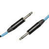 SSQ JMPJMP2 Pro audiokabel, 6,3 mm mono-jack naar 6,3 mm mono-jack met Neutrik-connectoren, 2 m