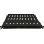Alantec SA-PW-19-1U-370-4-C uitschuifbaar legbord 19″ 1U voor serverkasten, 370 mm diep, 4 bevestigingspunten, zwart