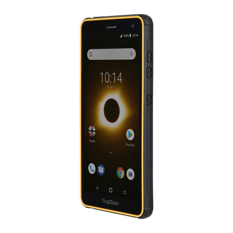 RugGear RG650 Dual smartphone, 5,5 inch, zwart en geel