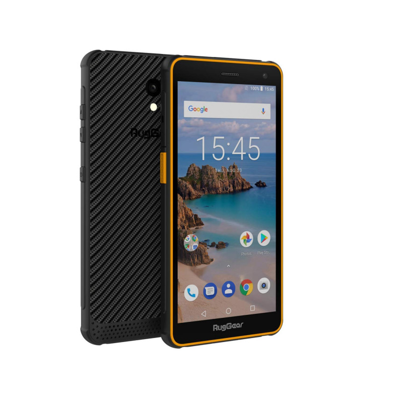 RugGear RG650 Dual smartphone, 5,5 inch, zwart en geel