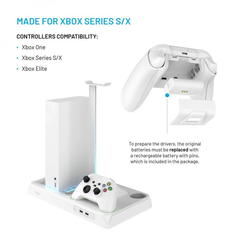 Fixed FIXXB-MCS-WH multifunctioneel station voor Xbox Series X/S, wit
