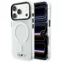 BMW M IML Frosted Metal Logo & Trims MagSafe hoesje voor iPhone 18 Pro Max / 17 Pro Max, transparant