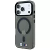BMW BMW001323 hoesje voor iPhone 18 Pro Max / 17 Pro Max, M IML Glossy Metal Logo & Trims, MagSafe, zwart