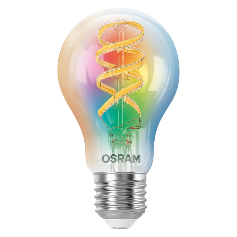 Osram SMART+ MATTER Filament Multicolor Classic A40 slimme lamp, E27, 4,8 W, RGBW, Wi-Fi