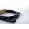 Cordial EM 0,5 MV audiokabel [1x XLR-stekker 3-polig – 1x jackplug 6,3 mm (stereo)], 0,50 m, zwart