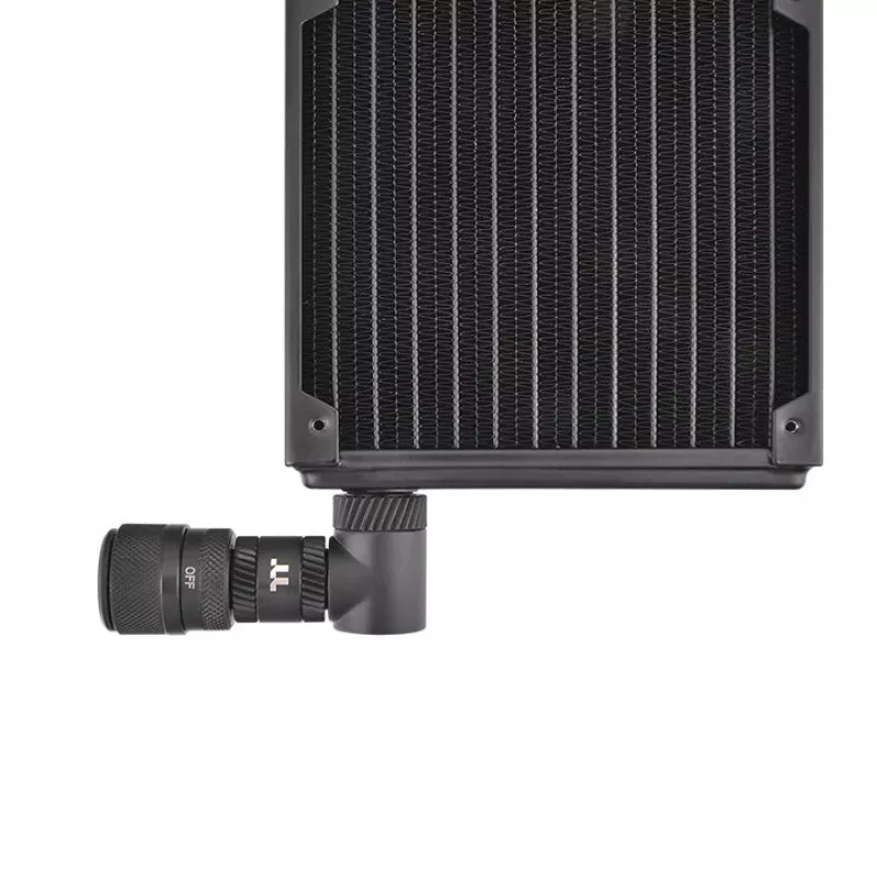 Thermaltake Pacific SF verlengfitting male naar male CL-W391-CU00MK-A, 30 mm, mat zwart, DIY LCS