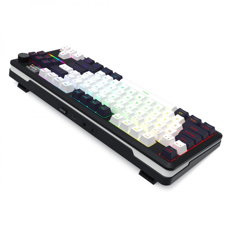 Redragon Wildslash LCD Pro K746WB-RGB-PRO gamingtoetsenbord
