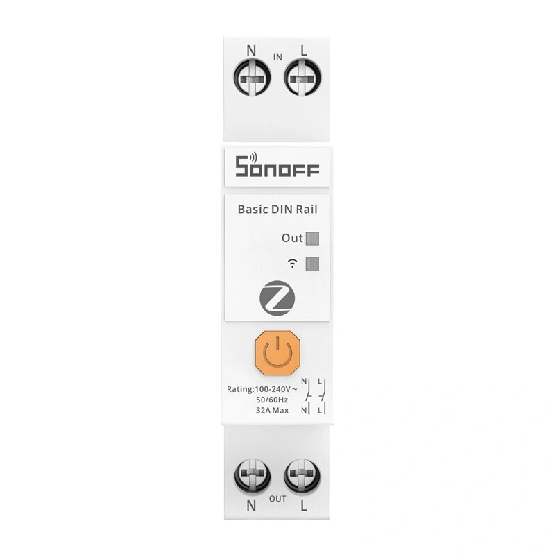 SONOFF BASIC-ZB1GSP slimme Zigbee-schakelaar, DIN-rail, 32 A