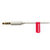 Aiwa ESTM-500W bedrade in-ear oordopjes met microfoon, 3,5 mm aansluiting, wit