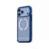 Skinarma Atlas hoesje met MagSafe en draaibare standaard voor iPhone 18 Pro Max / 17 Pro Max, blauw