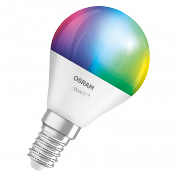 Osram SMART+ MATTER Multicolor Classic P40 slimme lamp, E14, 4,9 W, RGBW, wifi