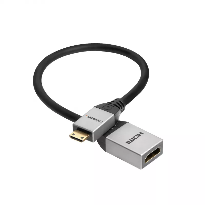 celexon Mini HDMI M/F-adapter met Ethernet, 2.0a/b, 4K, Professional