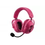 Logitech G PRO X3 LIGHTSPEED draadloze gamingheadset, 2,4 GHz, magenta