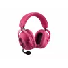 Logitech G PRO X3 LIGHTSPEED draadloze gamingheadset, 2,4 GHz, magenta