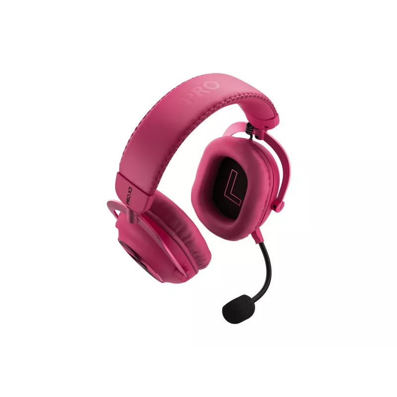 Logitech G PRO X3 LIGHTSPEED draadloze gamingheadset, 2,4 GHz, magenta