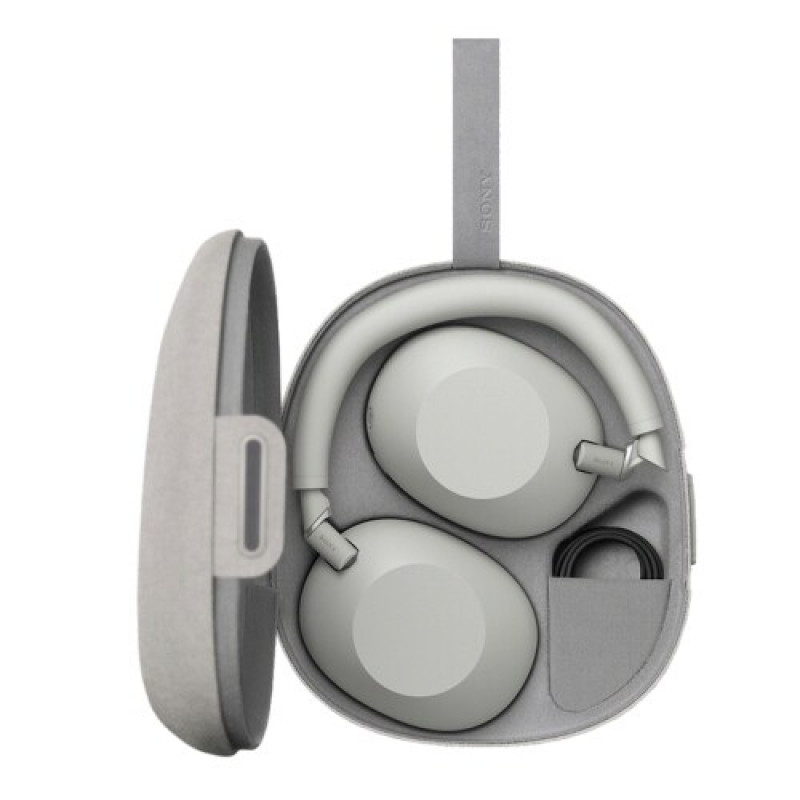 Sony WH-1000XM6 draadloze koptelefoon met ruisonderdrukking, Bluetooth, platinazilver, beschadigde verpakking