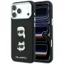 Karl Lagerfeld KF003250 hoesje voor iPhone 18 Pro Max / 17 Pro Max, Saffiano with Karl & Choupette Heads Pins & Logo, zwart